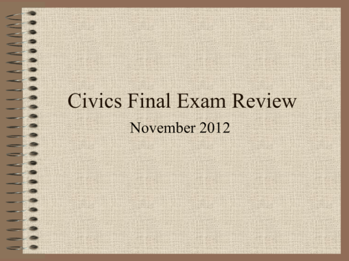 Civics end of course exam study guide