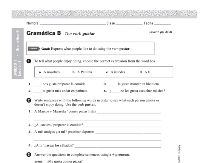 Desafio 1 gramatica answer key