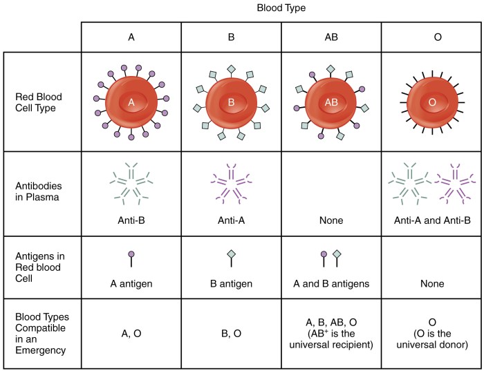 Abo grouping elements formed