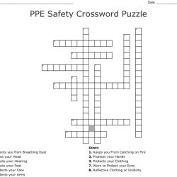 Laboratory safety crossword puzzle answers